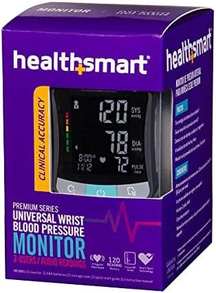 Premium Wrist Blood Pressure Monitor with Cuff — Blood Pressure Monitor, HealthSmart