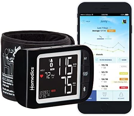 Premium Wrist Blood Pressure Monitor — Blood Pressure Monitor, Homedics
