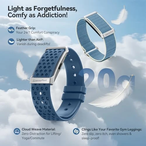 Smart Bracelet with Blood Oxygen/Blood Pressure Monitor — Fitness Tracker, EnergyPort