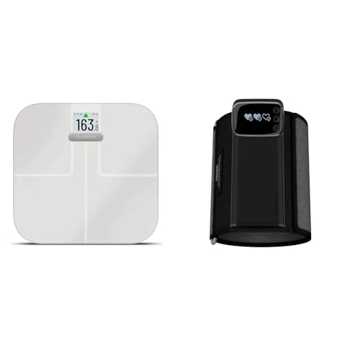 Smart Scale and Blood Pressure Monitor Bundle — Blood Pressure Monitor, Garmin