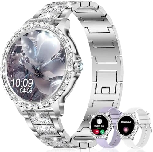 Smart Watch for Women (Make/Answer Call) with Diamond — Smart Watch, GADIXY