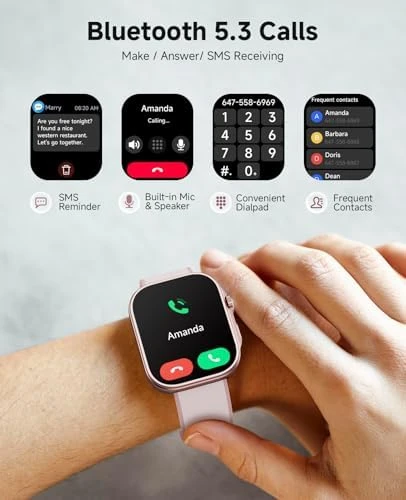 Smart Watch for Women with Blood Pressure Monitor — Fitness Tracker, SOUYIE