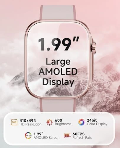 Smart Watch for Women with Blood Pressure Monitor — Fitness Tracker, SOUYIE