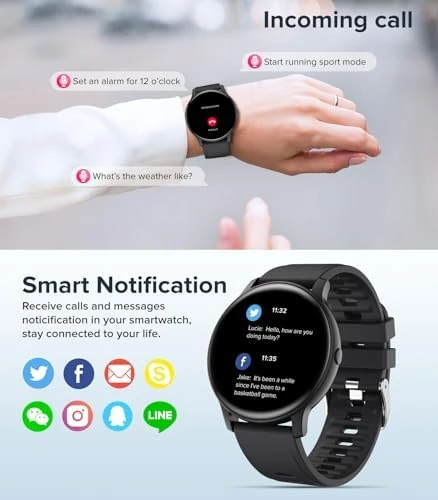 Smart Watch with 150+ DIY Dials & Fitness Tracker — Fitness Tracker, ICHPULG