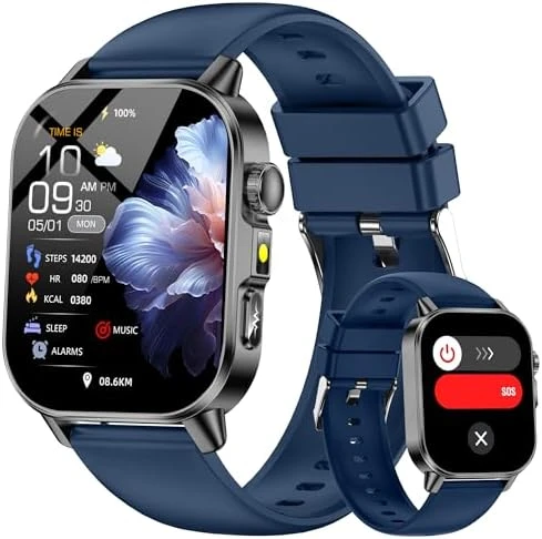 Smart Watch with 2.0" HD Display, Blood Pressure Oxygen Heart Rate Sleep Monitor, 136 Sports Modes, IP68 Waterproof... — Smart Watch, Yowow
