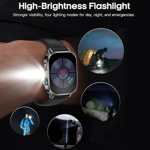 Smart Watch with 2.0" HD Display, Blood Pressure Oxygen Heart Rate Sleep Monitor, 136 Sports Modes, IP68 Waterproof... — Smart Watch, Yowow