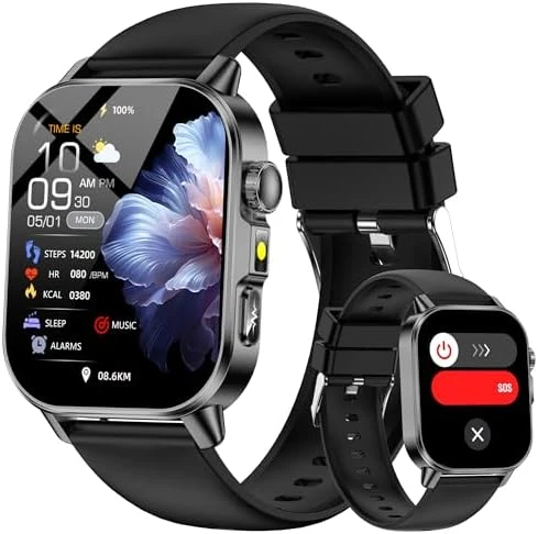 Smart Watch with 2.0" HD Display, Blood Pressure Oxygen Heart Rate Sleep Monitor, 136 Sports Modes, IP68 Waterproof... — Smart Watch, Yowow