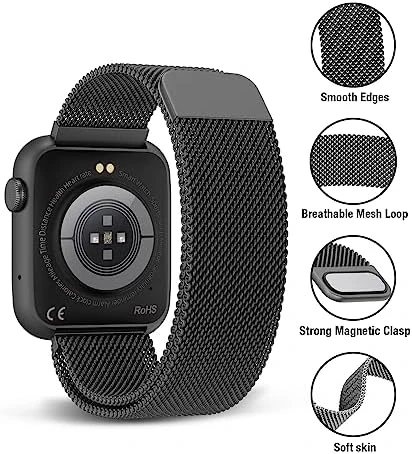 Smart Watch with Blood Pressure, 1.9" HD Full Touch Screen, Fitness Tracker — Smart Watch, EarlySincere