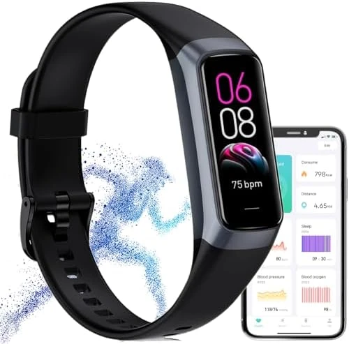 Smart Watch with Blood Pressure, Heart Rate & Sleep Monitor — Fitness Tracker, YIUZUIK