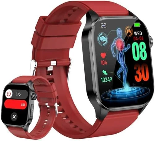 Smart Watch with Bluetooth Calls, Health Monitor & 150+ Sports Modes — Fitness Tracker, VOKOWOBO
