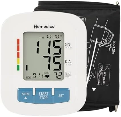 Upper Arm Blood Pressure Monitor — Blood Pressure Monitor, Homedics