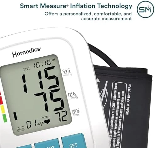 Upper Arm Blood Pressure Monitor — Blood Pressure Monitor, Homedics