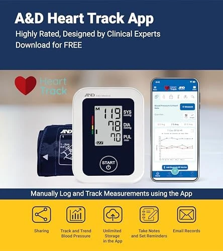 Upper Arm Blood Pressure Monitor — Blood Pressure Monitor, A&D Medical