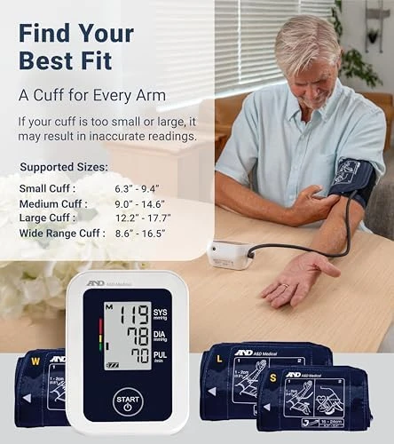 Upper Arm Blood Pressure Monitor — Blood Pressure Monitor, A&D Medical