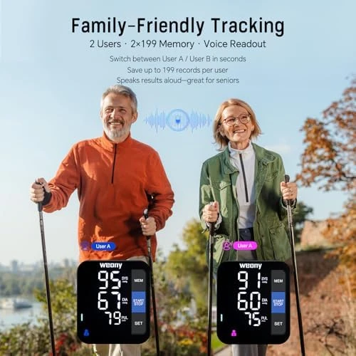 Upper Arm Blood Pressure Monitor — Blood Pressure Monitor, WEONY