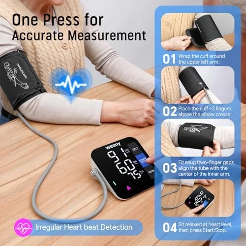 Upper Arm Blood Pressure Monitor — Blood Pressure Monitor, WEONY