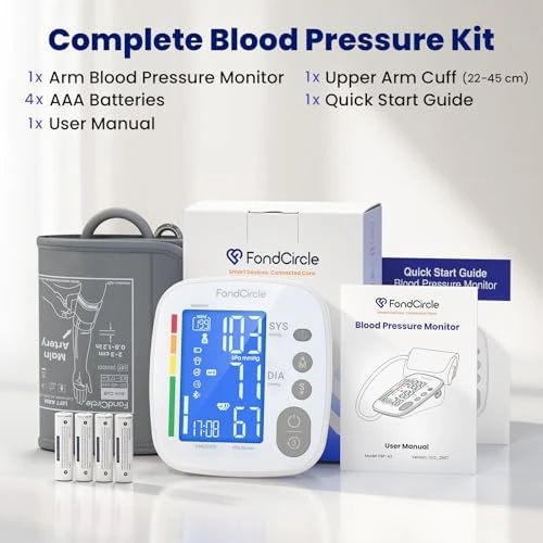 Upper Arm Blood Pressure Monitor — Blood Pressure Monitor, FondCircle