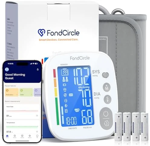 Upper Arm Blood Pressure Monitor — Blood Pressure Monitor, FondCircle