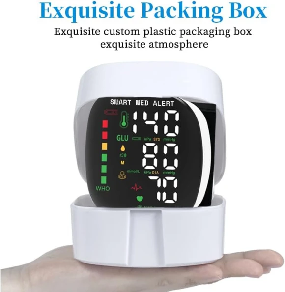 Wrist Blood Pressure Monitor — Blood Pressure Monitor, Smart Med Alert