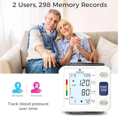 Wrist Blood Pressure Monitor — Blood Pressure Monitor, P PANACARE