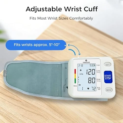 Wrist Blood Pressure Monitor — Blood Pressure Monitor, P PANACARE