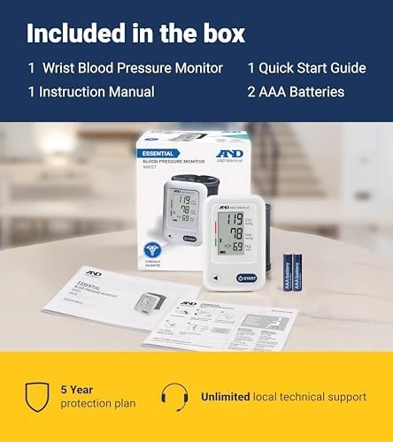 Wrist Blood Pressure Monitor — Blood Pressure Monitor, A&D Medical