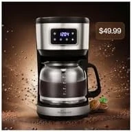 12 Cup Programmable Coffee Maker with Touchscreen — Coffee Maker, HousesAid