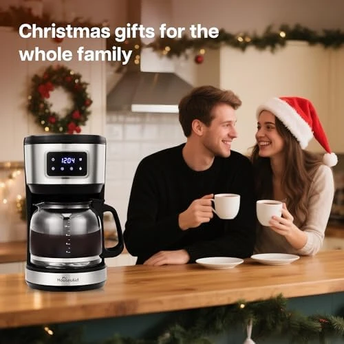 12 Cup Programmable Coffee Maker with Touchscreen — Coffee Maker, HousesAid