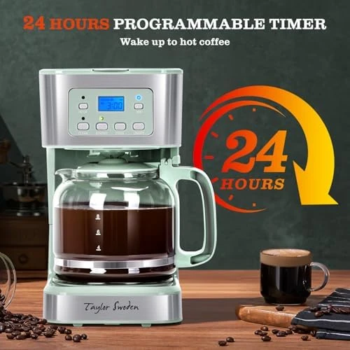12-Cup Programmable Coffee Maker — Coffee Maker, Taylor Swoden