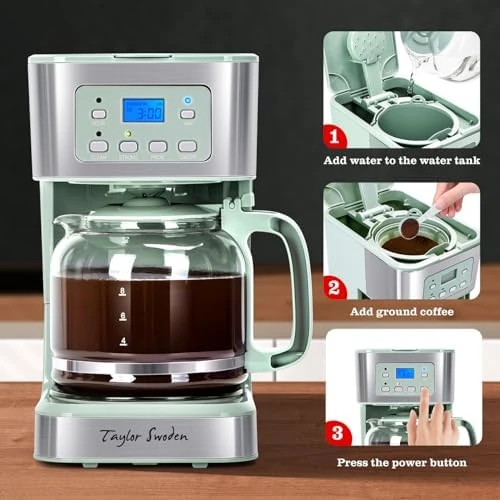 12-Cup Programmable Coffee Maker — Coffee Maker, Taylor Swoden