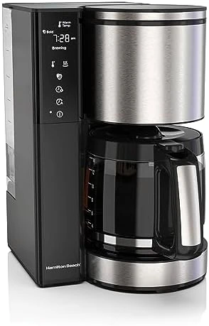 14 Cup Programmable Coffee Maker with Easy Measure Light Up Reusable Filter — Coffee Maker, Hamilton Beach