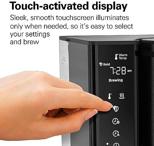 14 Cup Programmable Coffee Maker with Easy Measure Light Up Reusable Filter — Coffee Maker, Hamilton Beach