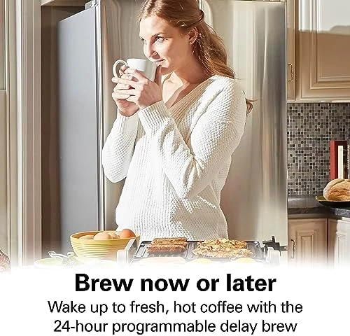 14 Cup Programmable Coffee Maker with Easy Measure Light Up Reusable Filter — Coffee Maker, Hamilton Beach