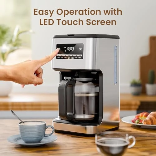 14-Cup Programmable Drip Coffee Maker with Reusable Filter — Coffee Maker, Electactic
