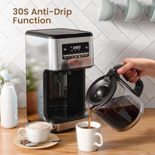 14-Cup Programmable Drip Coffee Maker with Reusable Filter — Coffee Maker, Electactic