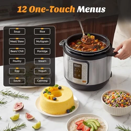 16-in-1 Electric Pressure Cooker — Multicooker, NEWBULIG
