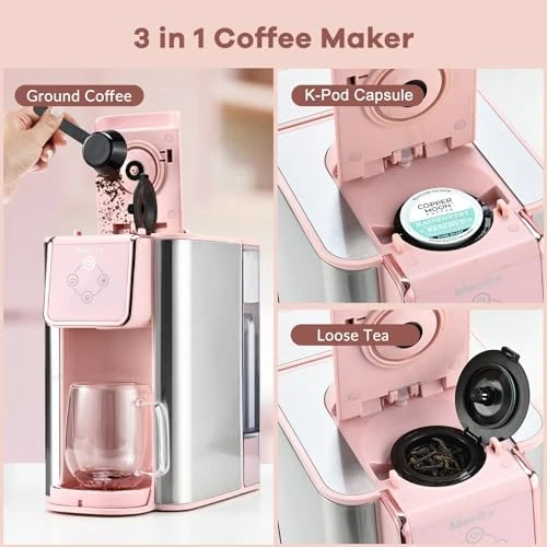 3-in-1 Single Serve Coffee Maker — Coffee Maker, Mecity