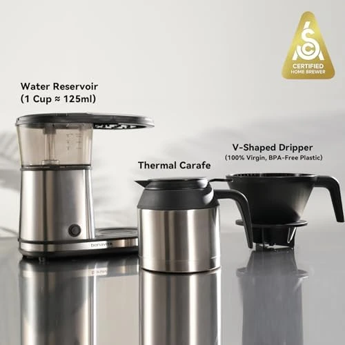 5 Cup Drip Coffee Maker with Thermal Carafe — Coffee Maker, Bonavita