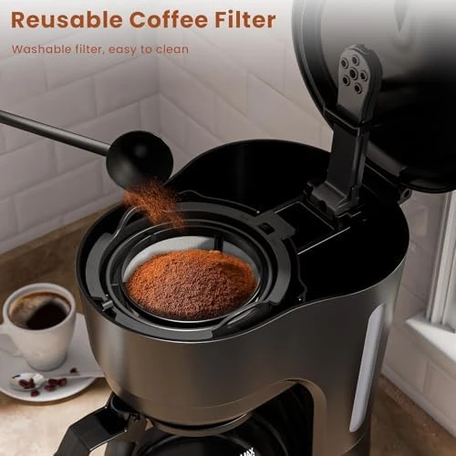 5 Cup Programmable Drip Coffee Maker — Coffee Maker, WAA