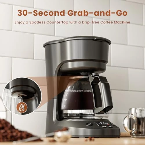 5 Cup Programmable Drip Coffee Maker — Coffee Maker, WAA