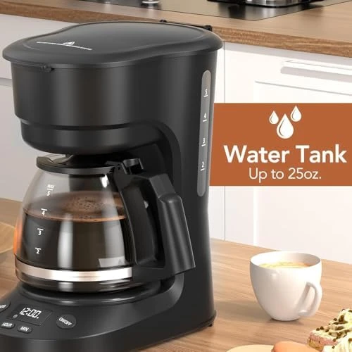 5 Cup Programmable Drip Coffee Maker — Coffee Maker, Electactic