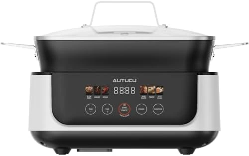7-Quart Programmable Multi-Cooker with Ceramic Coating — Multicooker, AUTUCU