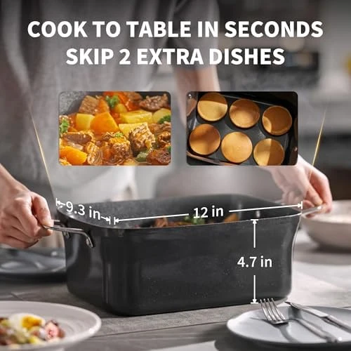 7-Quart Programmable Multi-Cooker with Ceramic Coating — Multicooker, AUTUCU