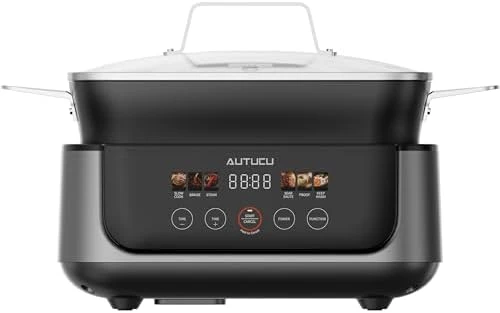 7-Quart Programmable Multi-Cooker with Ceramic Coating — Multicooker, AUTUCU