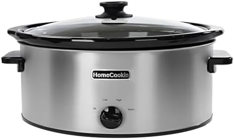 7-Quart Programmable Slow Cooker with Timer and Keep Warm — Multicooker, HOMECOOKIN