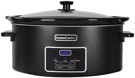 7-Quart Programmable Slow Cooker with Timer and Keep Warm — Multicooker, HOMECOOKIN