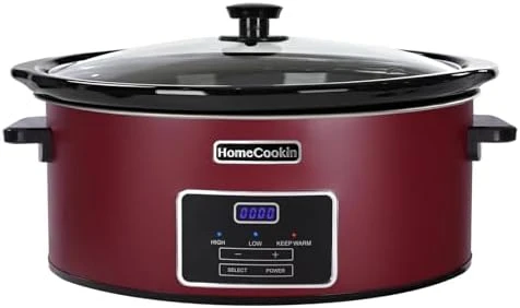 7-Quart Programmable Slow Cooker with Timer and Keep Warm — Multicooker, HOMECOOKIN