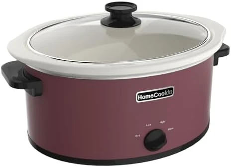 7-Quart Programmable Slow Cooker with Timer and Keep Warm — Multicooker, HOMECOOKIN