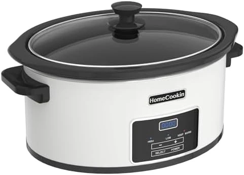 7-Quart Programmable Slow Cooker with Timer and Keep Warm — Multicooker, HOMECOOKIN