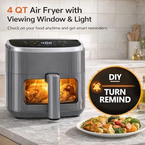8-in-1 Air Fryer 4 Qt — Air Fryer, Simple Deluxe